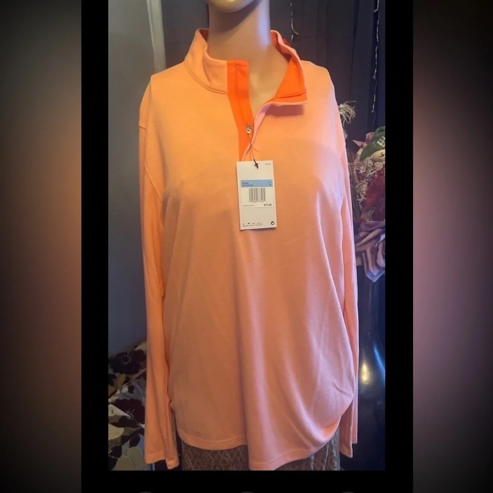 Nike Dri Fit Victory  1/2 Zip Top Size M   NWT